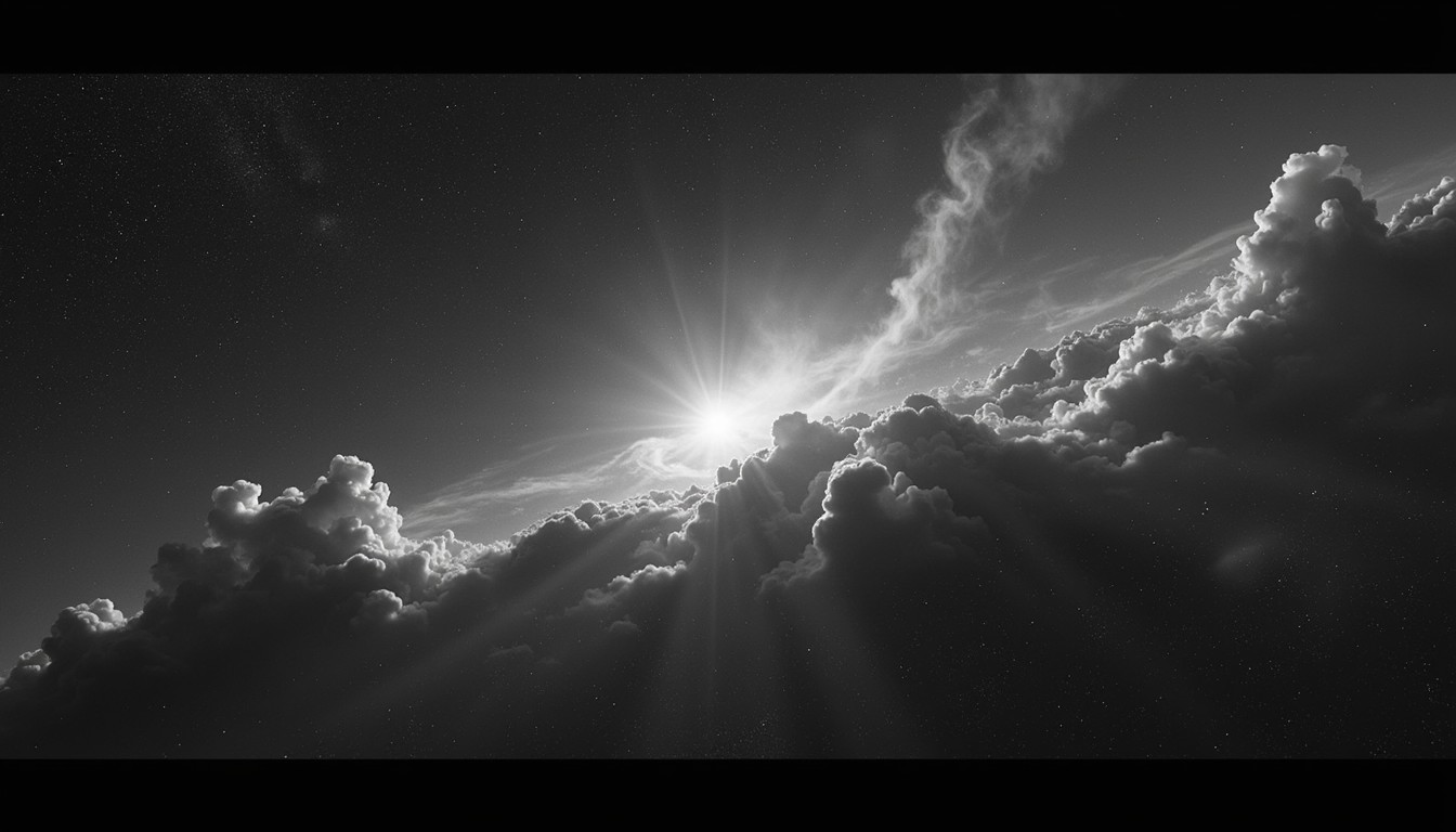 Dramatic Random Images Free Dramatic Sky Rays Image - Sunbeams, Crepuscular, Monochrome ...