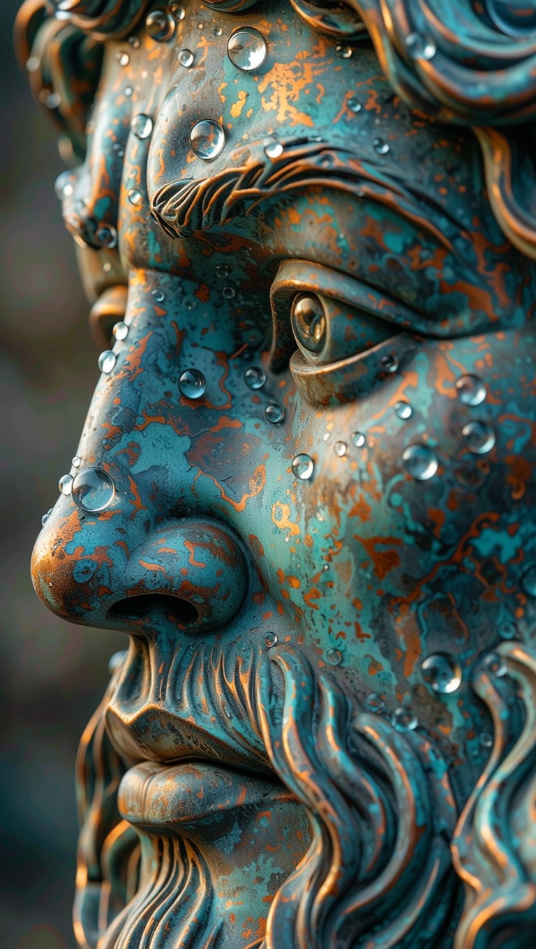 Free Weathered Copper Sculpture Photo - Sculpture, Patina, Copper ...