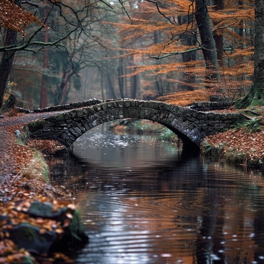 Free Autumn Stone Bridge Image - Autumn, Bridge, Stone | Download at ...