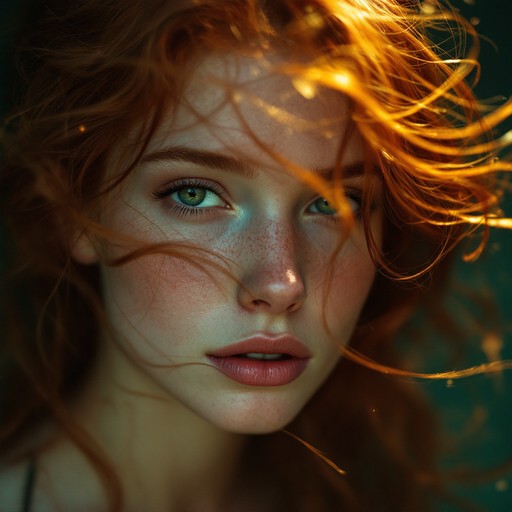 Free Copper Wind Dance Image - Portrait, Redhead, Copper | Download at ...