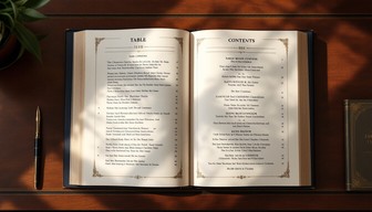 Free Elegant Contents Display Image - Contents, Typography, Editorial ...