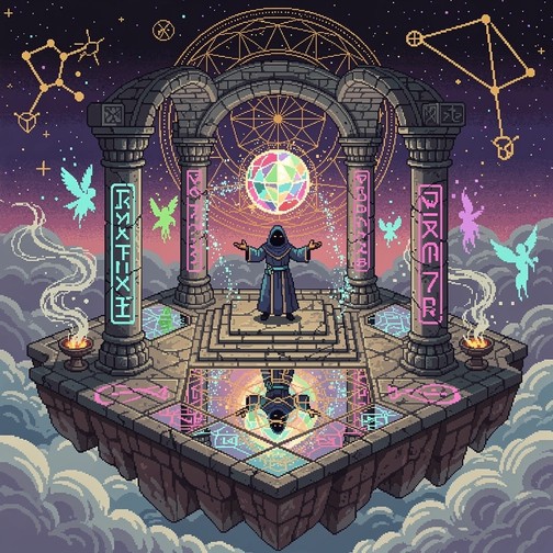 Free Mystical Oracle Temple Image - Mystical, Pixel, Oracle | Download ...