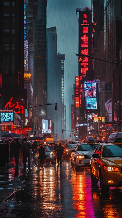 Free Rainy city night Image - Rainy, City, Night | Download at StockCake