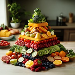 Juice Pyramyd Free Fruit Pyramid Display Image - Fruit, Pyramid, Kiwi | Download at ...