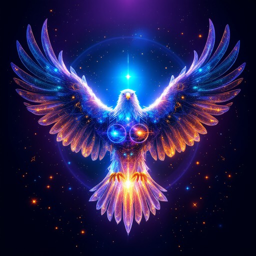 Free Celestial Eagle Guardian Image - Eagle, Fantasy, Crystal ...