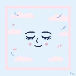 Free Peaceful Pixel Portrait Image - Pixel, Peaceful, Minimal ...
