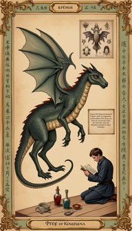 Free Medieval Dragon Bestiary Image - Dragon, Medieval, Bestiary ...