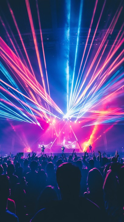 Free Vibrant Concert Lights Image - Concert, Lights, Crowd | Download ...