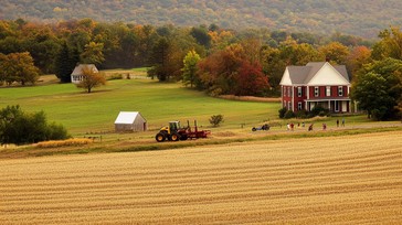 Free Autumn harvest time Image - Autumn, Harvest, Tractor | Download at ...