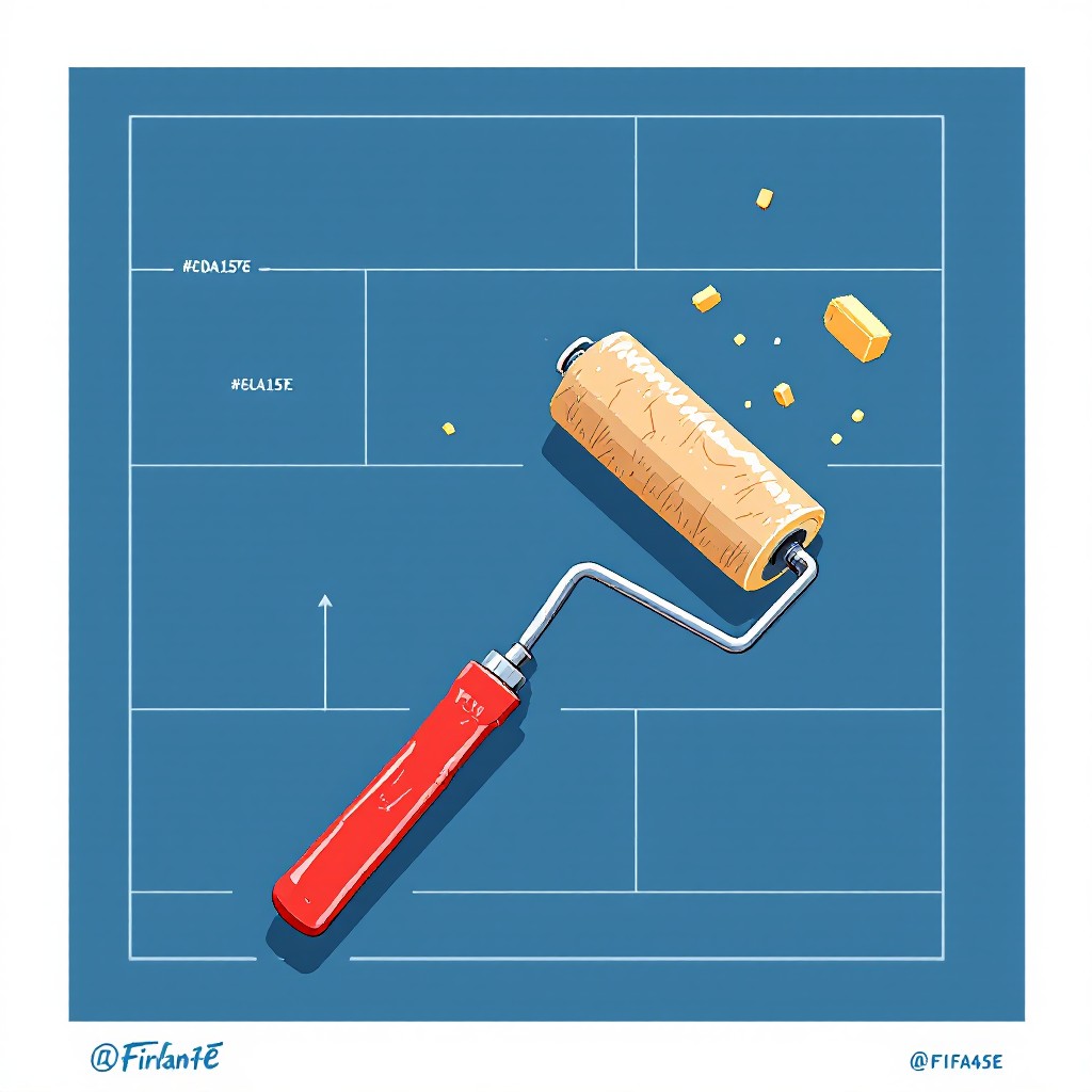 Free Pixelated Roller Diagram Image - Pixel, Roller, Paint | Download ...