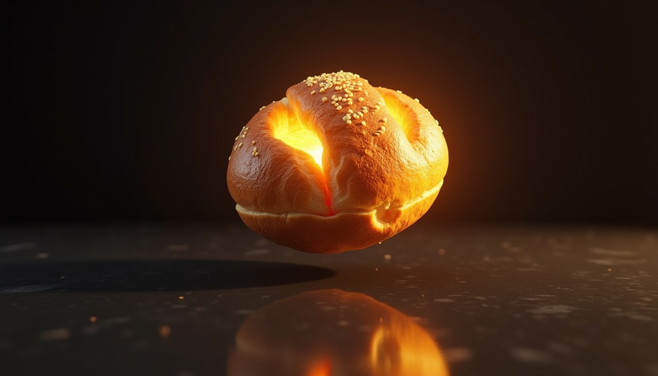 Free Celestial Bread Orb Image - Bread, Golden, Glow | Download at ...