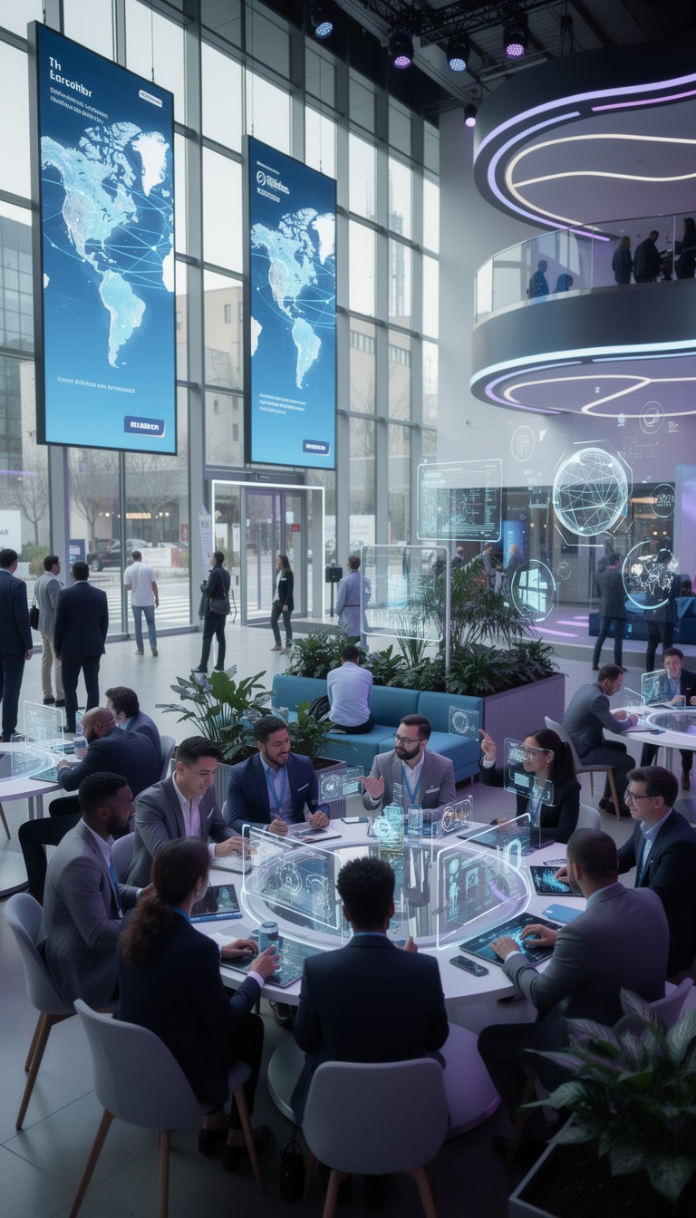 Free Global Tech Summit Image - Technology, Conference, Futuristic ...