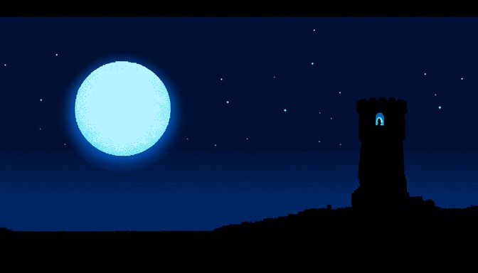 Pixels Graphics Watchtower Free Sunset Tower Guard Image - Watchtower, Pixel, Sunset | Download at ...