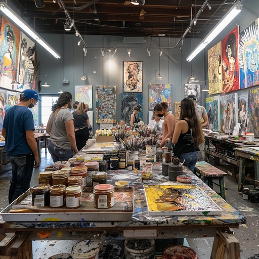 Free Artists at Work Image - Studio, Artists, Painting | Download at ...