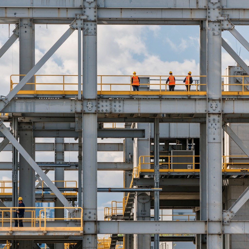 Free Steel Framework Rising Image - Construction, Steel, Framework ...