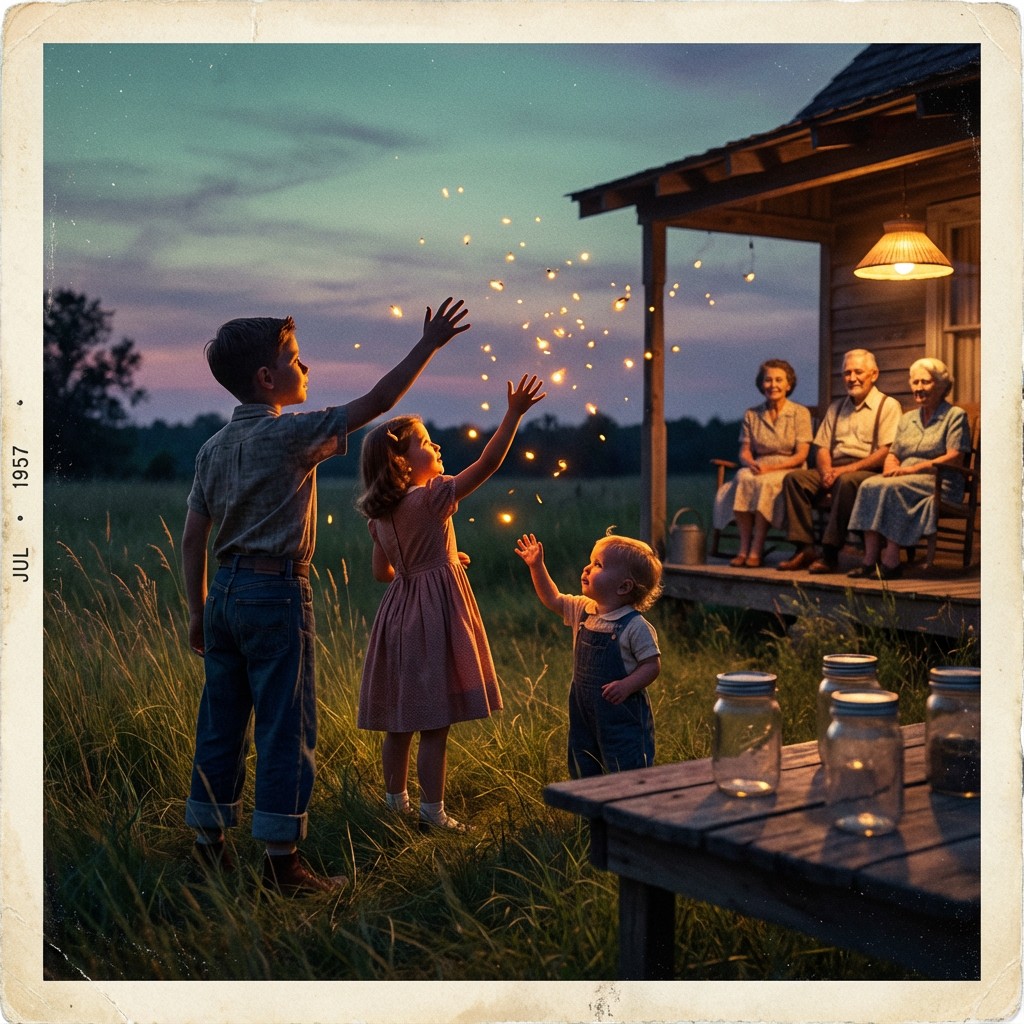 Free Chasing Lightning Bugs Image - Fireflies, Summer, Twilight ...
