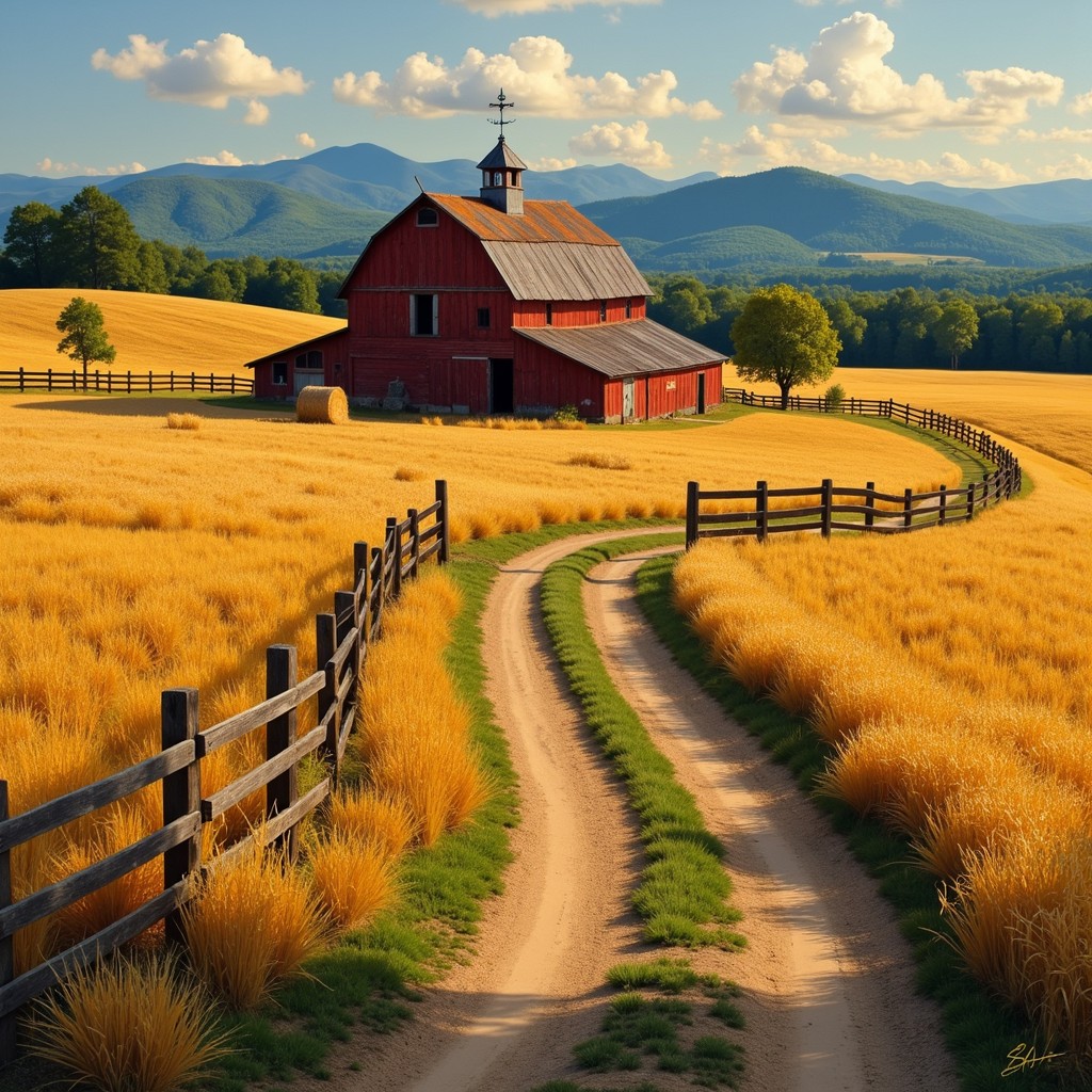 Free Country barn path Image - Barn, Countryside, Rural | Download at ...