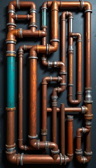 Free Copper Wavy Patterns Image - Copper, Teal, Wavy | Download at ...