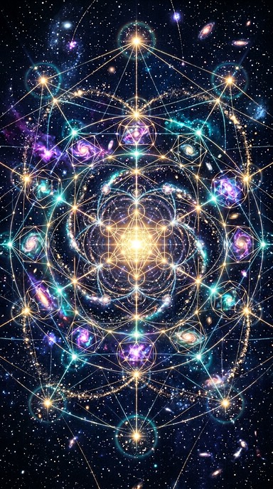 Free Cosmic Geometry Illuminated Image - Cosmic, Geometry, Sacred ...