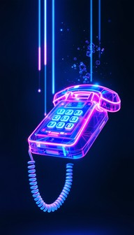 Free Neon Telephone Dreams Image - Telephone, Phone, Cyberpunk ...