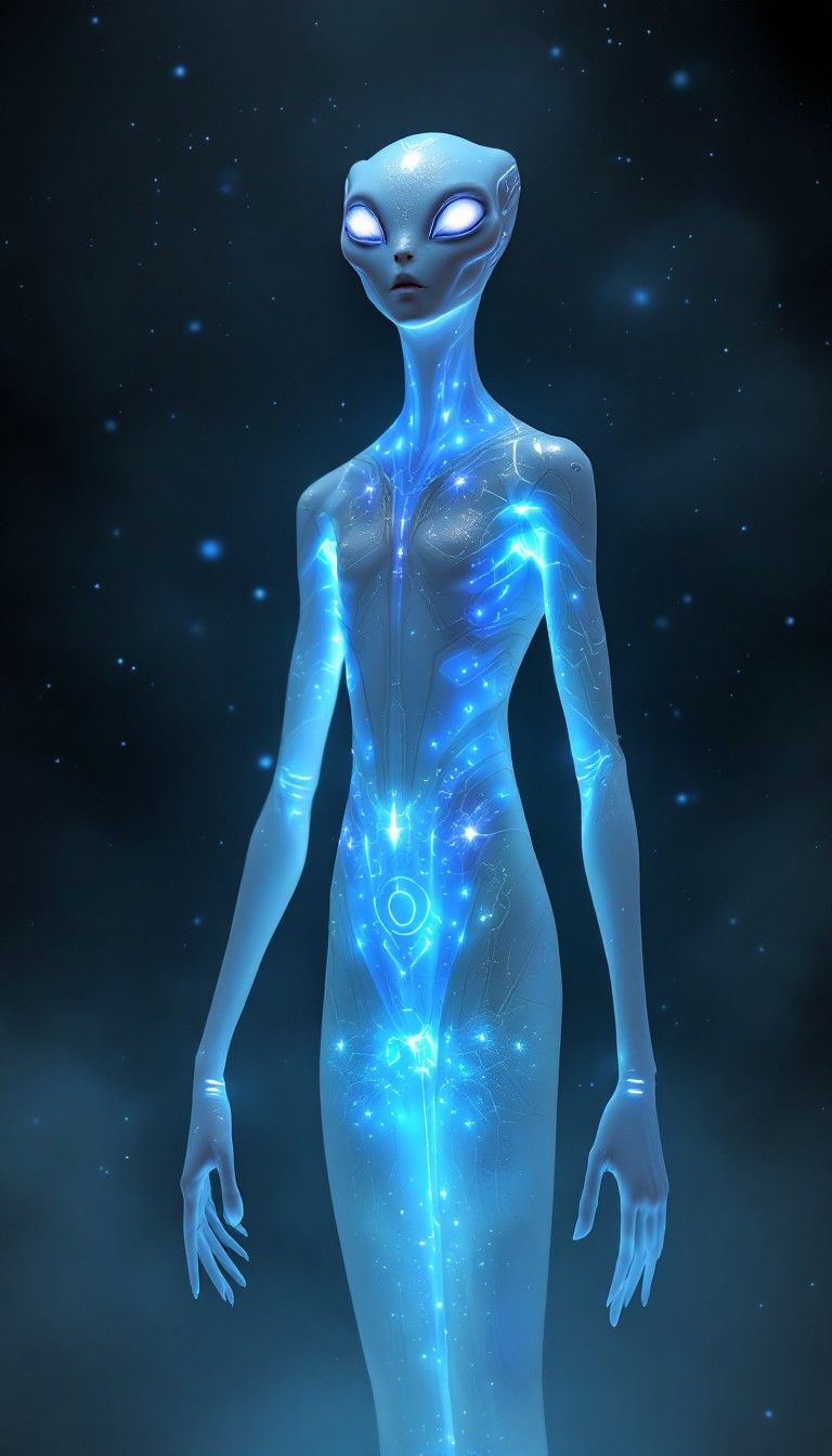 Free Luminous Alien Being Image - Alien, Ethereal, Luminous | Download ...