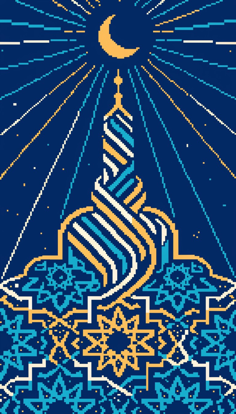 Free Islamic Pixel Ascension Image - Islamic, Geometric, Pixel ...