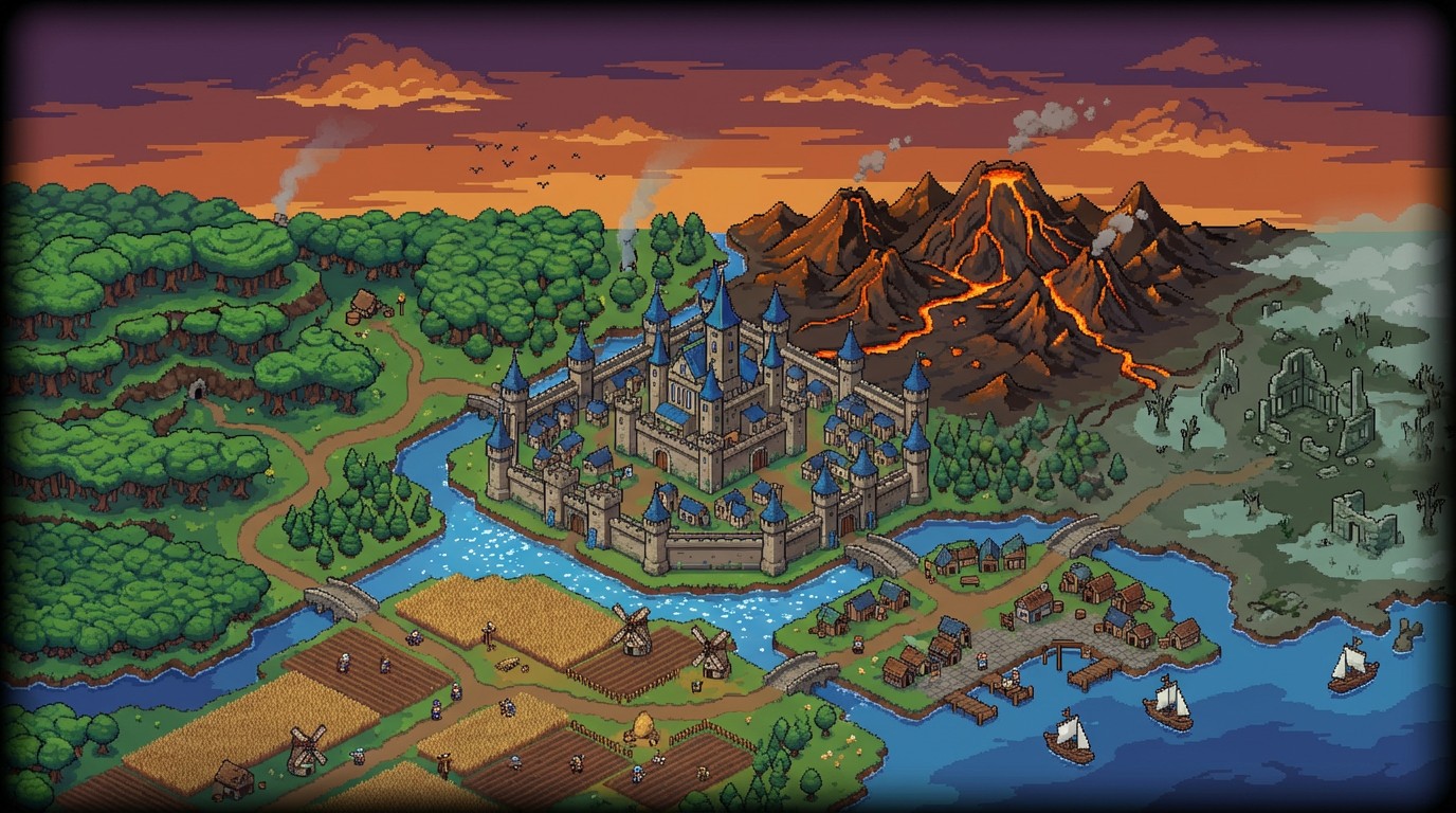 Free Medieval Pixel World Image - Pixel, Fantasy, Kingdom | Download at ...