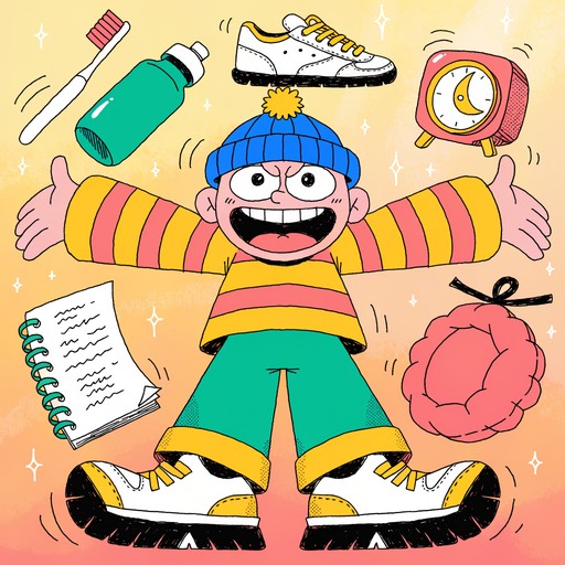 Healthy Routine Humor Routine Free Embrace Healthy Routines Image - Illustration, Cartoon, Character ...
