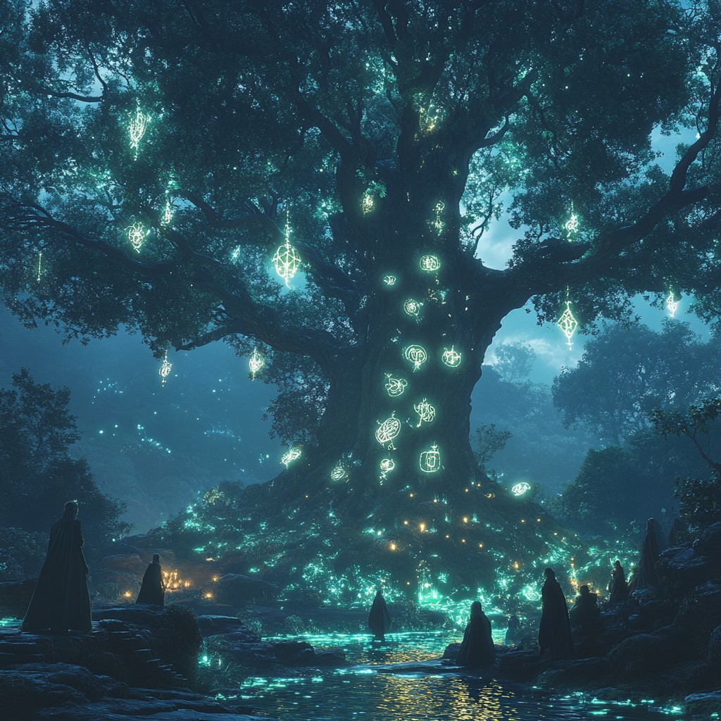 Free Enchanted Forest Night Image - Enchanted, Forest, Night | Download ...