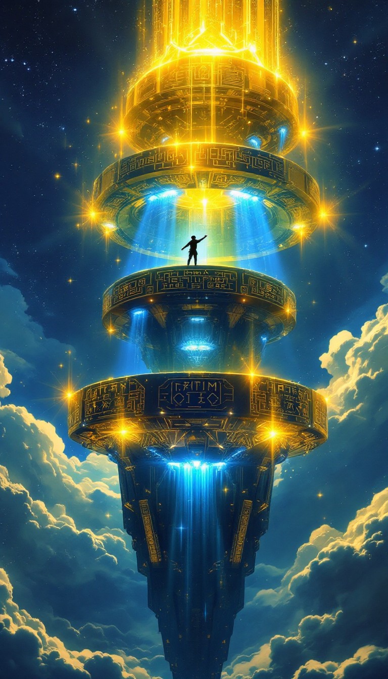 Free Celestial Tech Ascension Image - Ascension, Anime, Golden ...