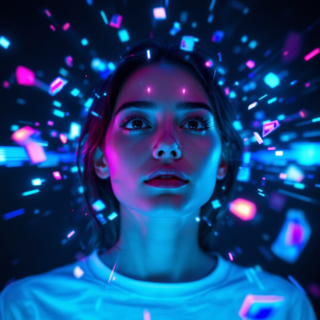 Free Digital Consciousness Explored Image - Cyberpunk, Futuristic, Neon ...