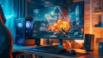Intense Gaming On Computer Free Intense Gaming Setup Image - Gaming, Computer, Explosion ...