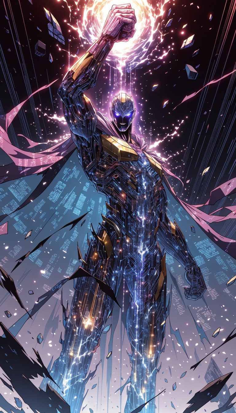 Free Digital Power Unleashed Image - Anime, Digital, Cyber | Download ...