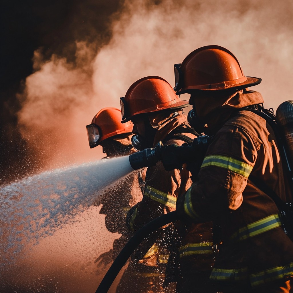 Free Firefighters in Action Image - Firefighters, Fire, Smoke ...