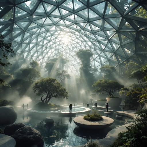 Free Misty Botanical Dome Image - Geodesic, Dome, Architecture ...