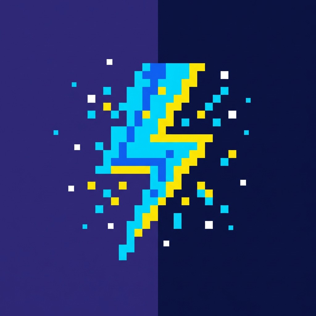 Free Pixel Lightning Strike Image - Lightning, Pixel, Vector | Download ...