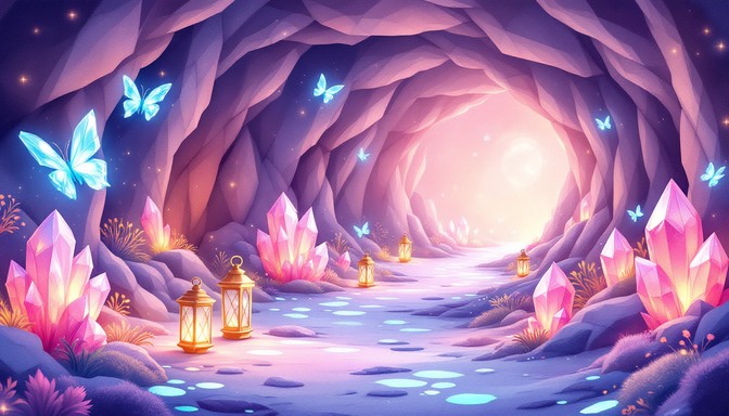 Free Magical Crystal Wonderland Image - Magical, Crystal, Cave ...
