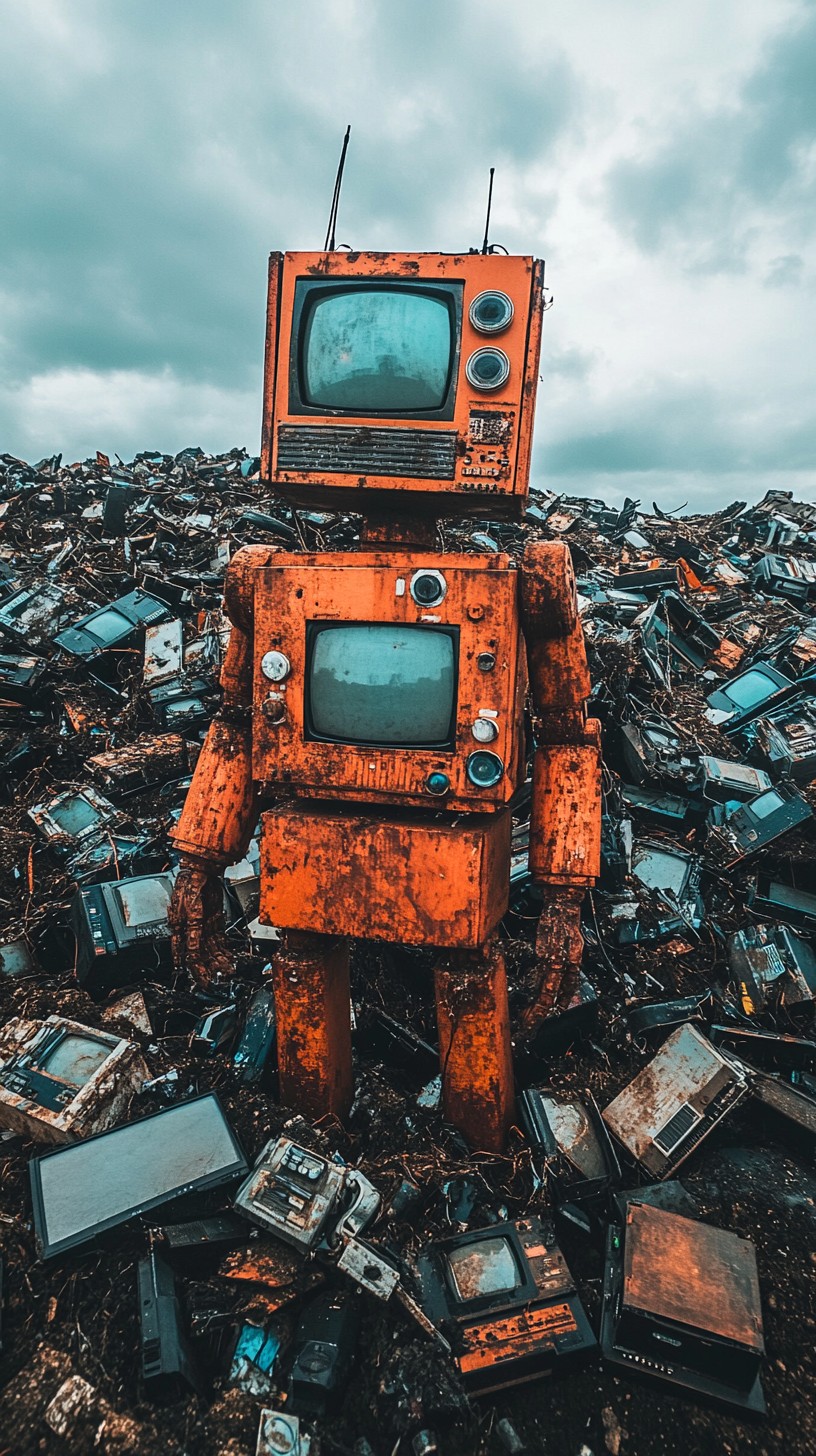Computer Junk Art Free Robotic Junk Art Image - Robot, Junkyard, Recycling | Download at ...