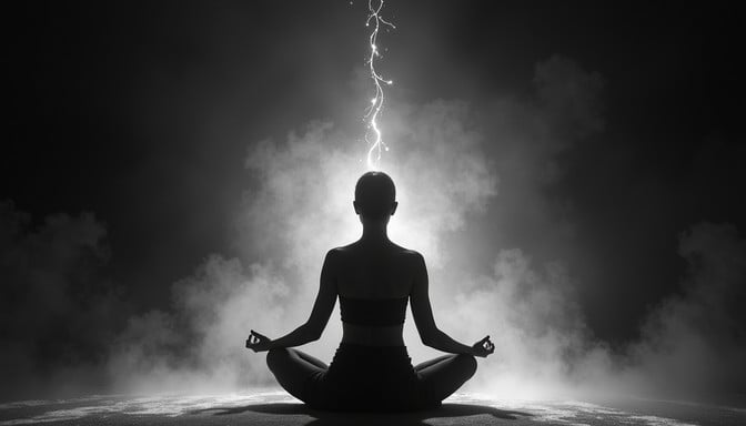 Free Illuminated Spiritual Awakening Image - Meditation, Silhouette ...