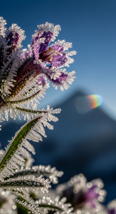 Free Frosted Alpine Flower Image | Download at StockCake