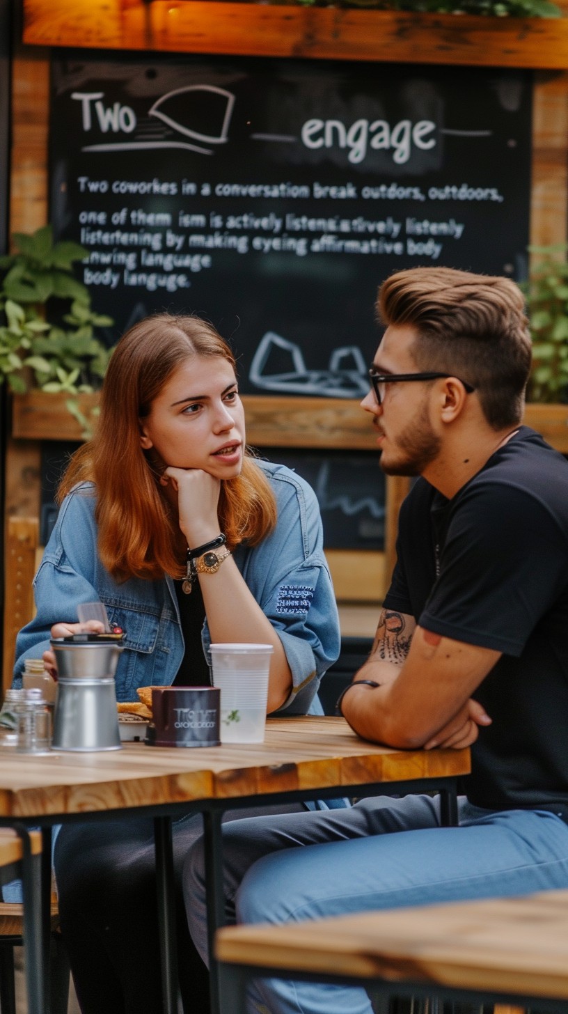 Free Engaging Conversation Outdoors Image - Conversation, Cafe, Friends ...