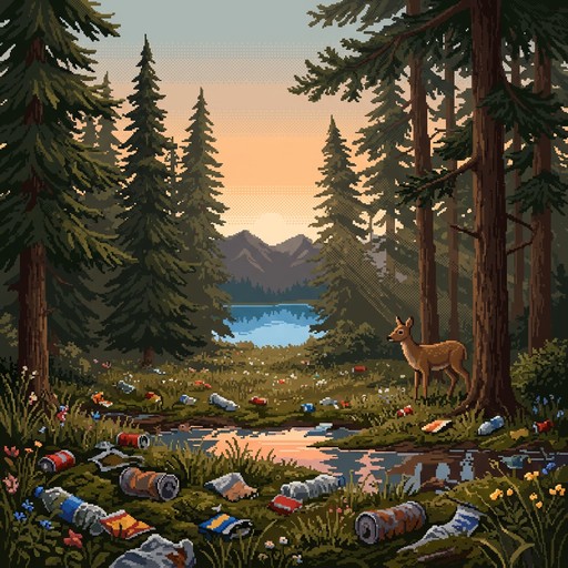 Polution Pixels Free Nature Meets Pollution Image - Pixel, Forest, Pollution | Download ...