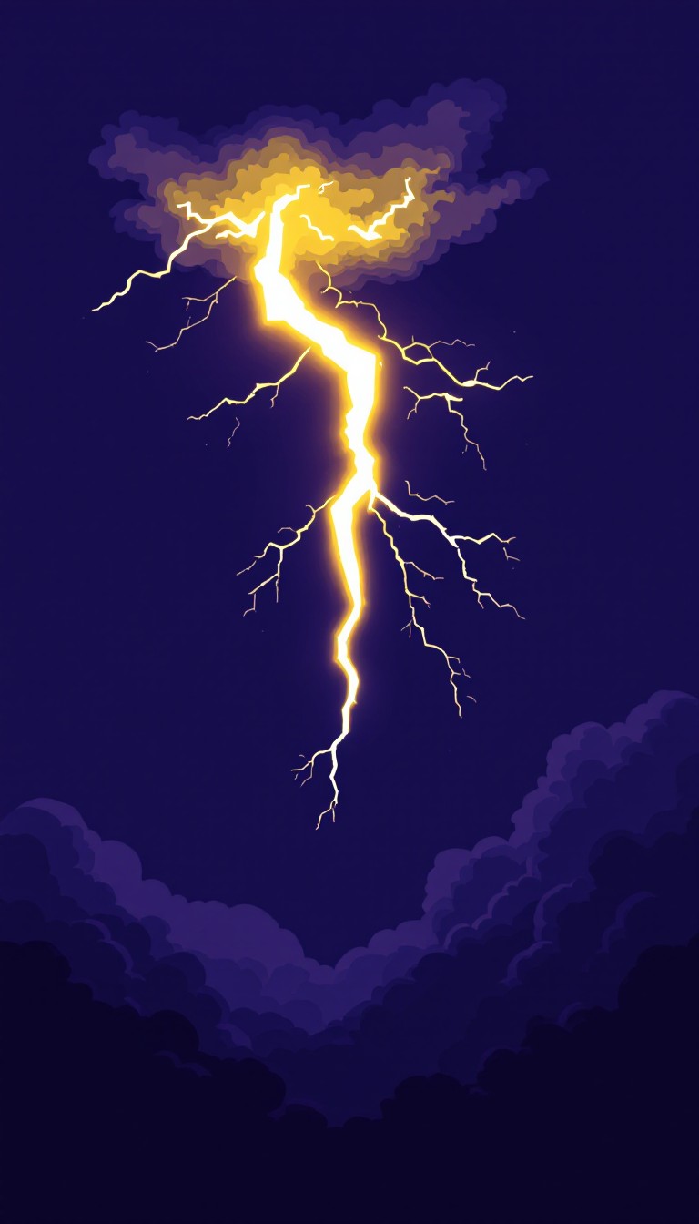 Free Lightning Strikes Night Image - Lightning, Storm, Thunder ...