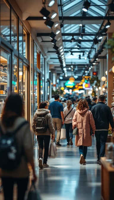 Free Bustling shopping mall Image | Download at StockCake