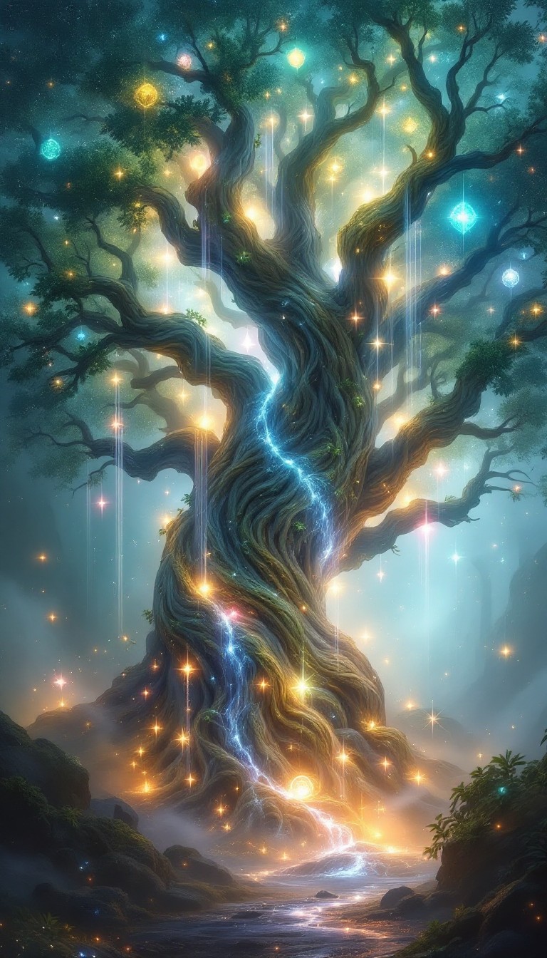 Free Magical Cosmic Tree Image - Magical, Cosmic, Tree | Download at ...