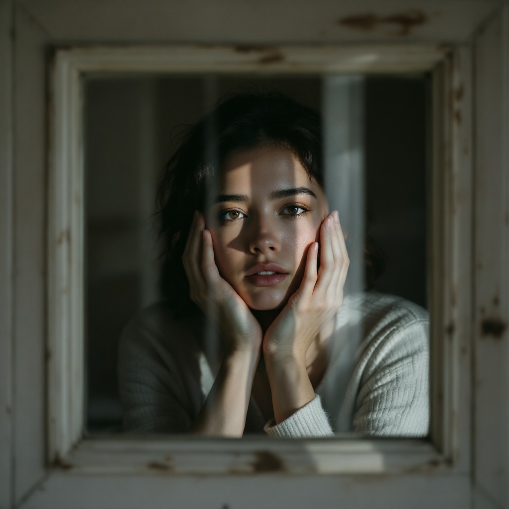 Free Gentle Inner Reflection Image - Contemplative, Window, Portrait ...