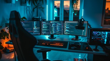 Free Tech-Filled Workspace Image - Technology, Workspace, Coding ...