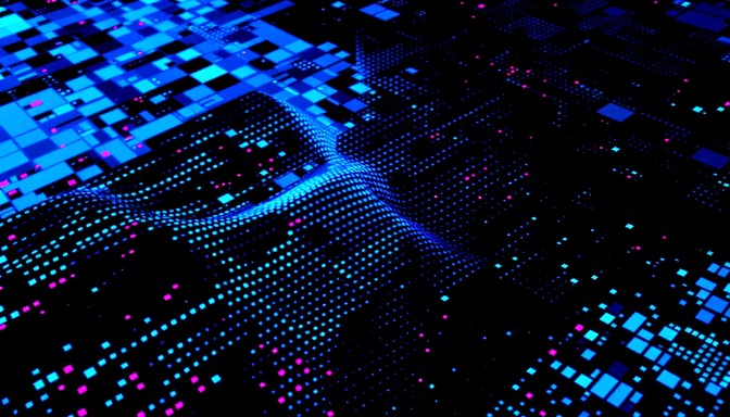 Free Neon Pixel Cascade Image - Digital, Abstract, Pixel | Download at ...