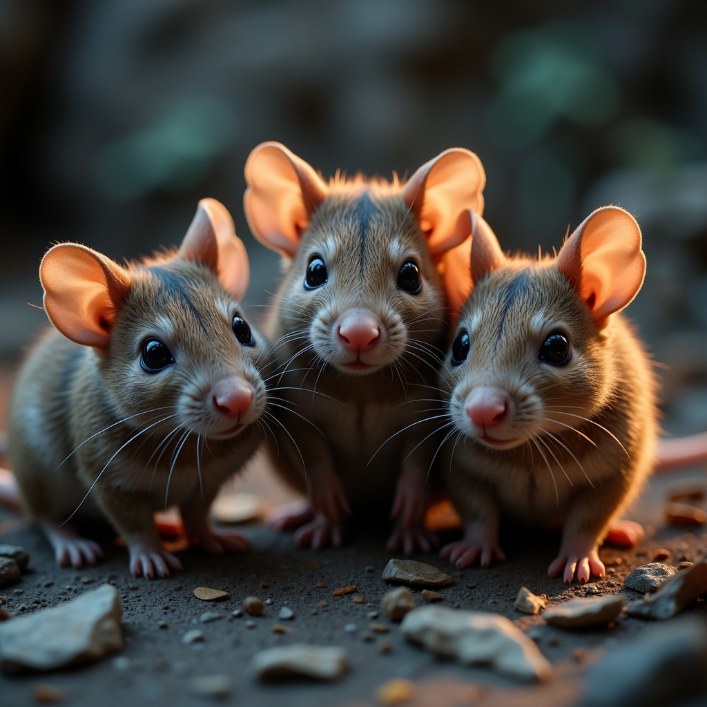 Hello Rodent Free Curious rodent trio Image - Rodents, Mice, Wildlife | Download at ...
