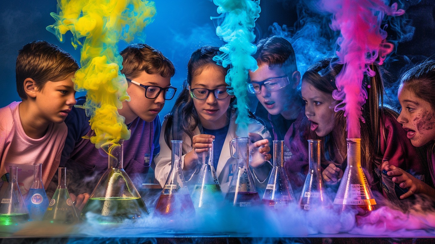 Science Experiments Picure Free Colorful Science Experiment Image - Children, Science, Experiment ...